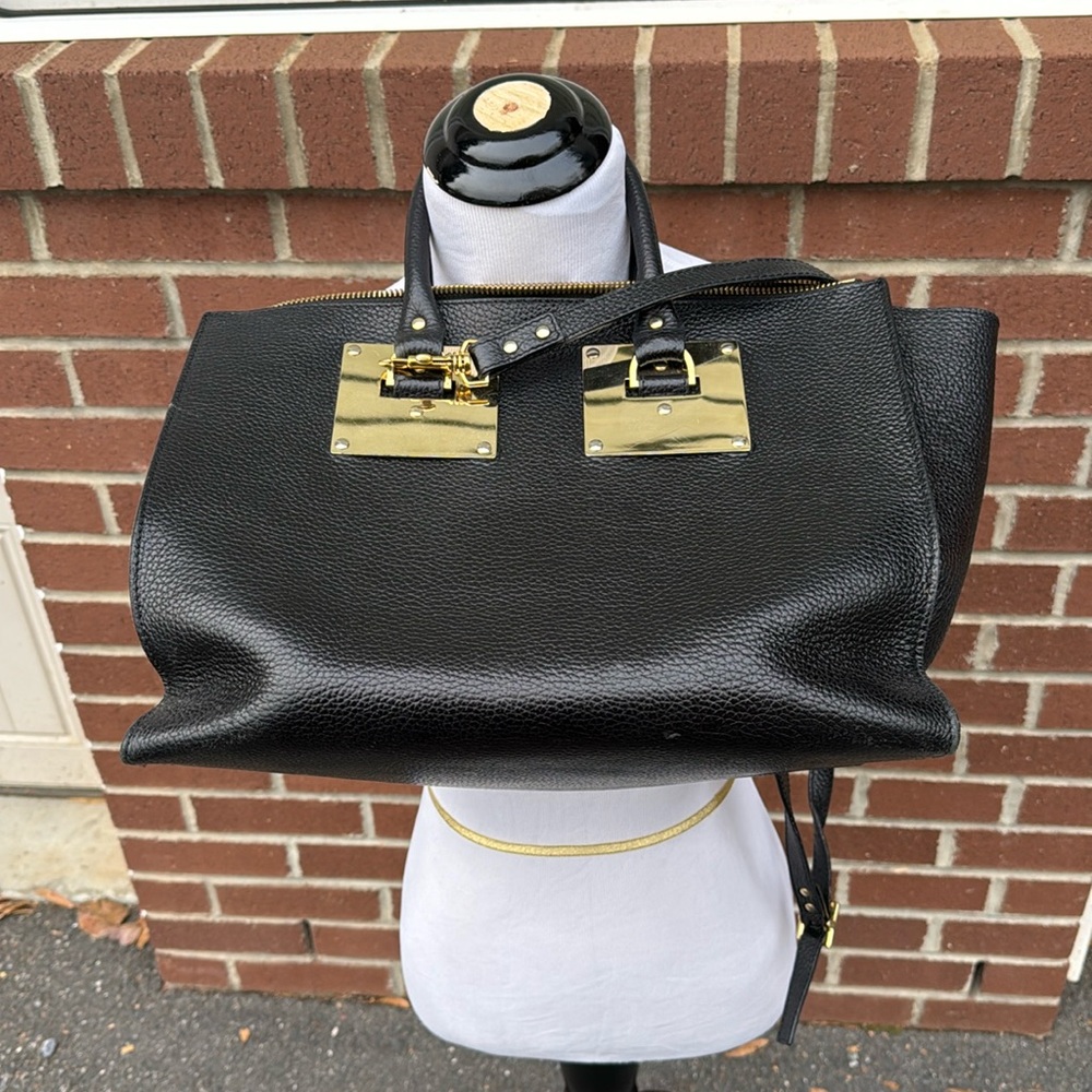 Black handbag